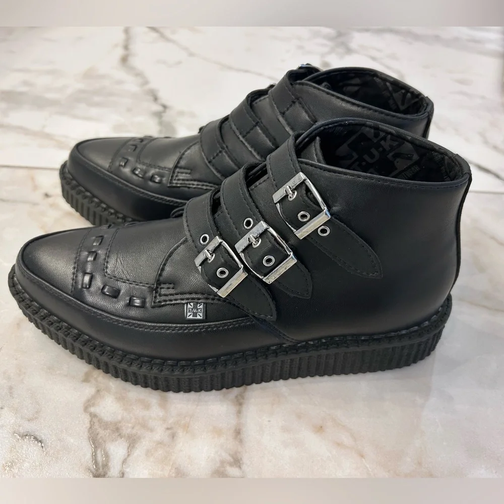 TUK 3 Buckle Pointed Creeper Boot Men Size 6 / Women Size 8 - NIB - Picture 4 of 8
